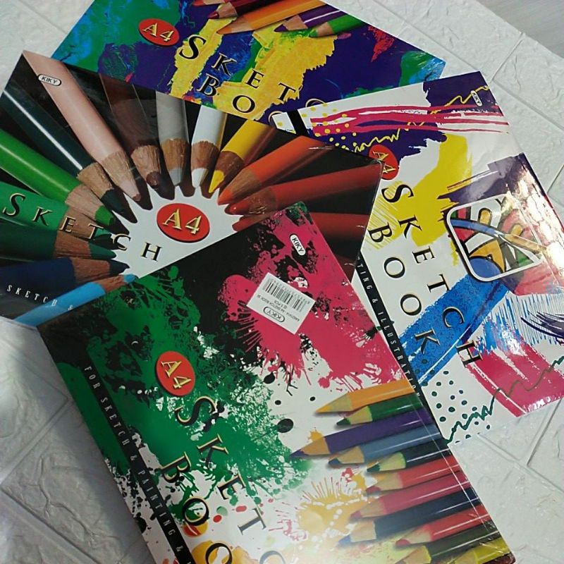 

Sketch Book / Buku Gambar A4 Kiky @50lbr