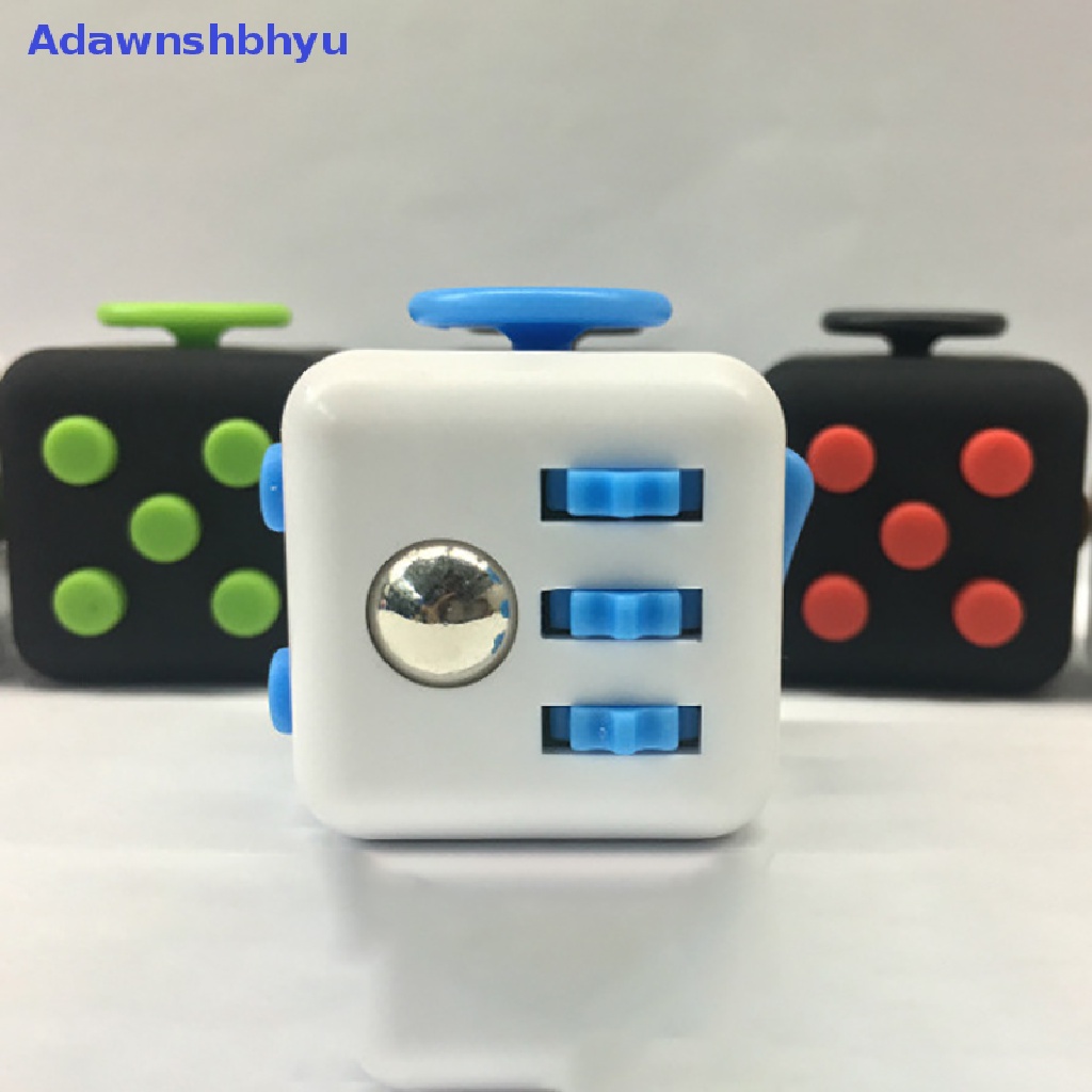 Adhyu Ralix Fidget Cube Mainan Kecemasan Penghilang Stress Fokus Perhatian Puzzle Kerja ID