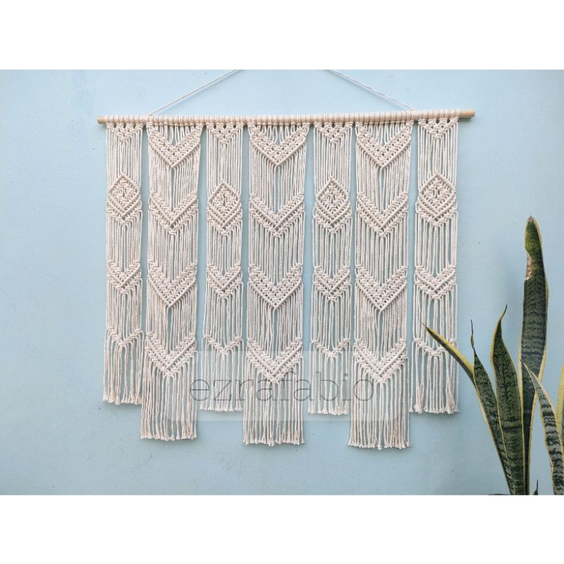 Macrame Wall Hanging Dekorasi Dinding 80cm,100cm