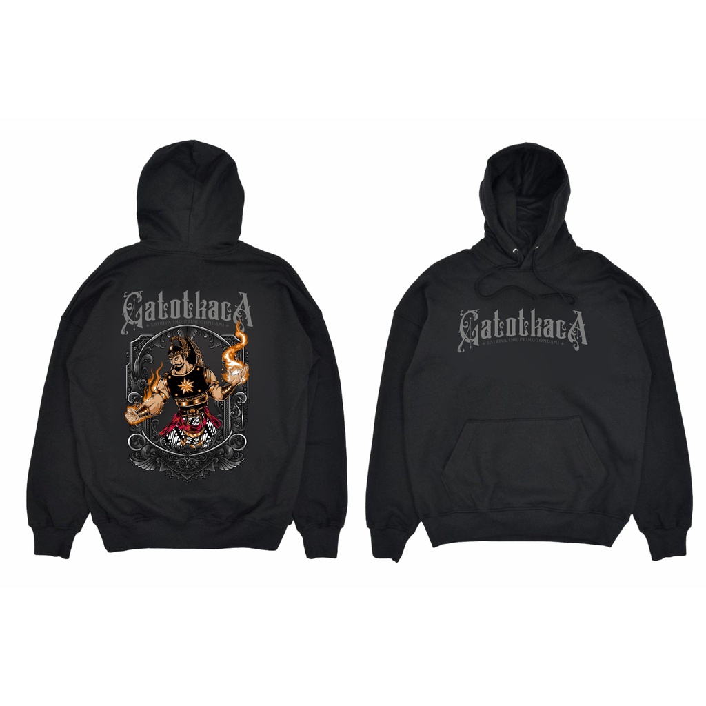 JAKET HOODIE WAYANG GATOTKACA SERIES BIG SIZE JUMBO