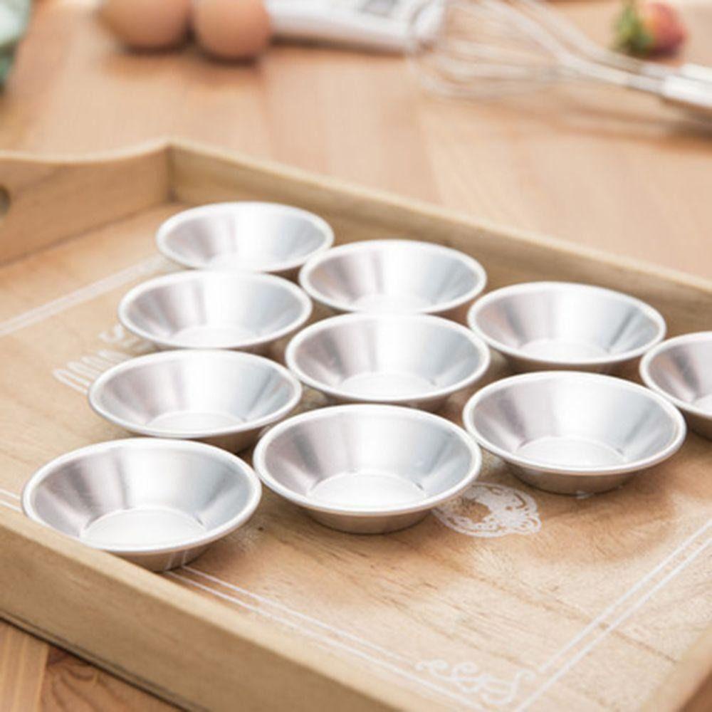 Preva 25pcs Cetakan Kue Mini Cupcake Baking Pan Ping Bulat Tart Cetakan Cupcake