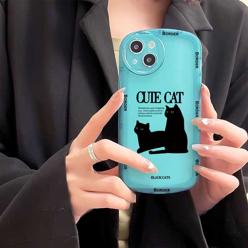 Casing Kucing Baru Untuk Redmi Note 11 Pro 11S Redmi 10C 10A 9C 9T 9A Note10 5G Note 10S Note9 Note8 Note 8 Pro Note7 Poco M3 X3 Pro NFC Kucing Lucu Lembut Silicone Phone Case Cover