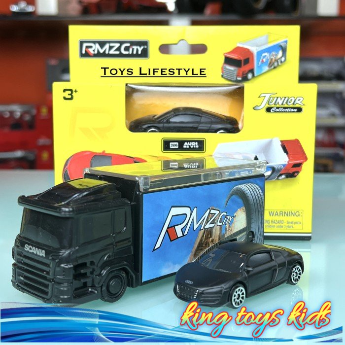 BARU / RMZ Diecast Hidden Launcher Range Rover BMW Audi Toyota Skala 1:64 - Audi Matte
