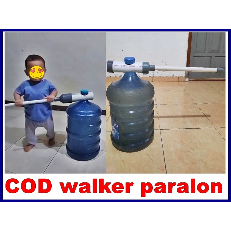 COD SELURUH NUSANTARA Baby Walker Pipa Paralon Kuat , Pushwalker , alat belajar jalan bayi murah . b