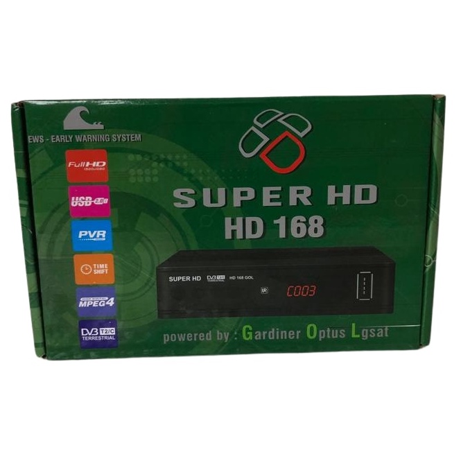 SET TOP BOX DVB T2 Super HD 168 Optus TV Digital Terrestrial Receiver / STB Antena SUPER HD