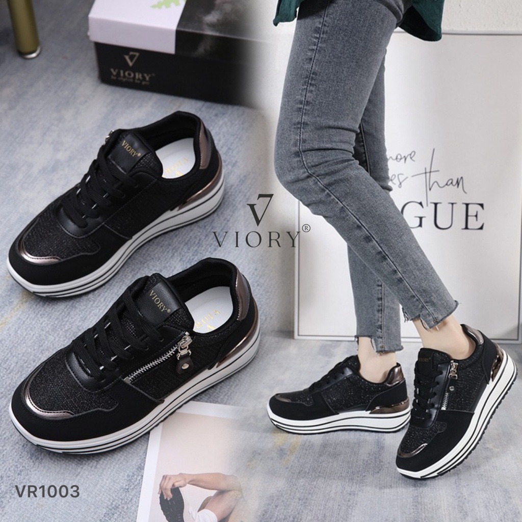 VIORY Sneakers Zipper Shoes #VR1003 ORIGINAL