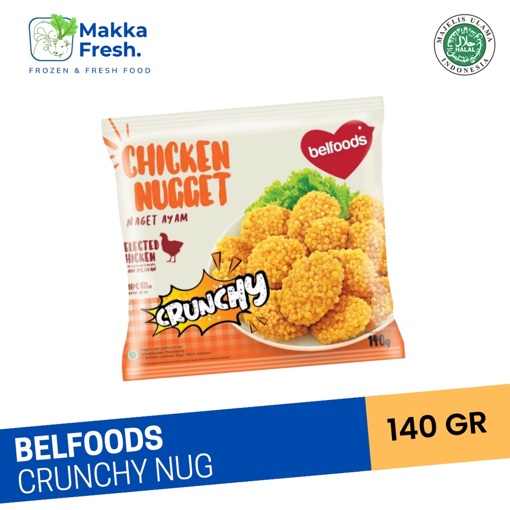 

belfoods crunchy nugget 140 gram
