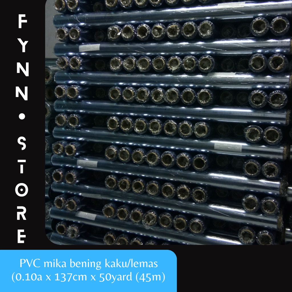 

Plastik mika bening clear lemas/ kaku tebal 0.10a dijual per roll