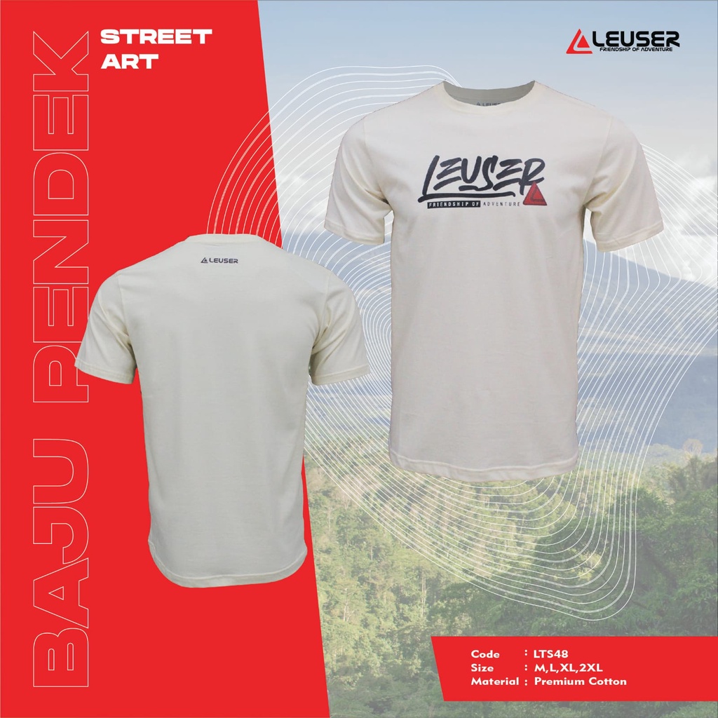 KAOS/TSHIRT/BAJU/KAOS LEUSER STREET ART/LTS48