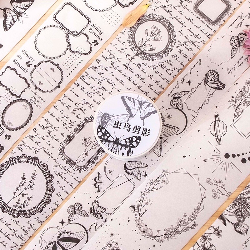 

sampe washi tape putih for scrapbook journal journaling bujo WTP2