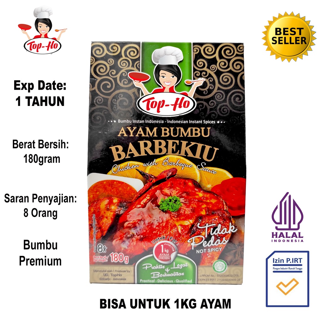 

Bumbu Masak Ayam Barbekiu Top-Ho (Bumbu Premium)
