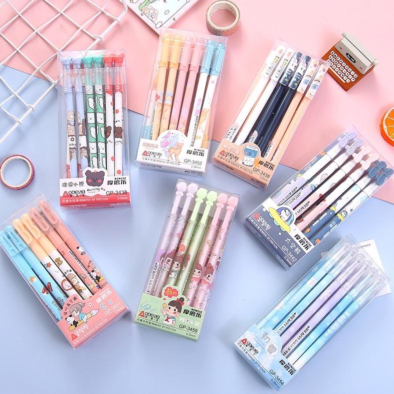 

Delunashop (12Pc) Pen Gel Bisa Dihapus / Pulpen Erasable / Bolpen Hapus Lucu Fancy Odemei Pulpen Bisa Di Hapus Tinta Hitam Pena Magic