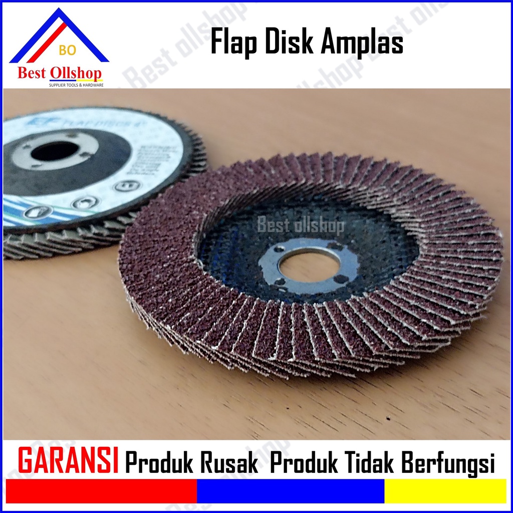 Amplas Susun Flap Disc Amplas Tumpuk / Amplas Flap Disc 4 inch Mata Gerinda Sander Tumpuk 4&quot; Grit 60 80 100 120 240