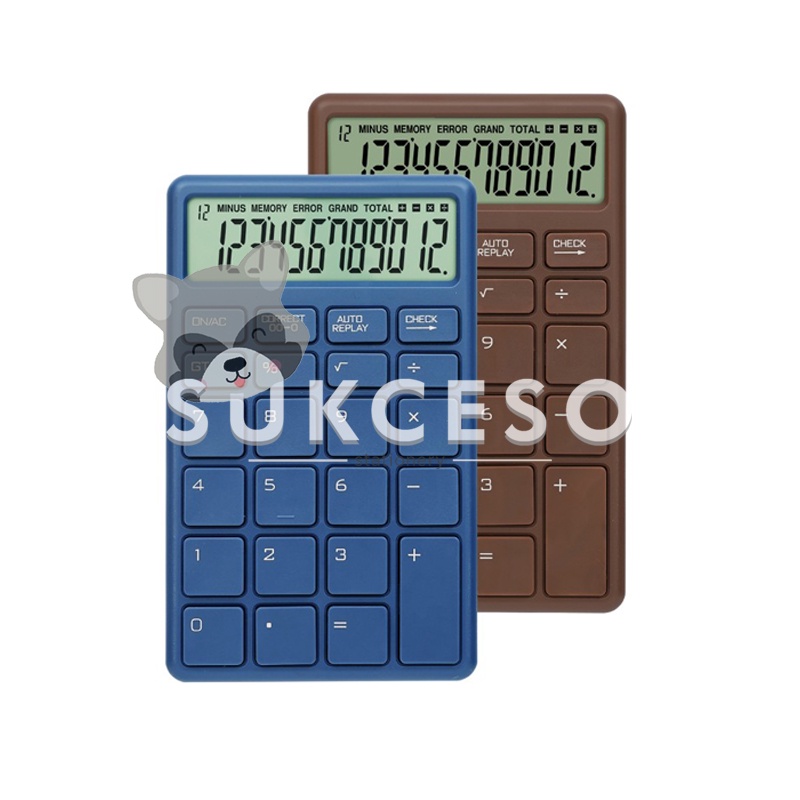 

Joyko Calculator CC-55CO / Kalkulator 12 Digits / Kalkulator Kantor Office
