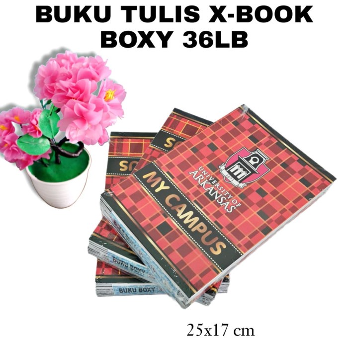 

PRO Buku Tulis X-Book BOXY 36 Lembar (10bk) / Buku Catatan / Buku