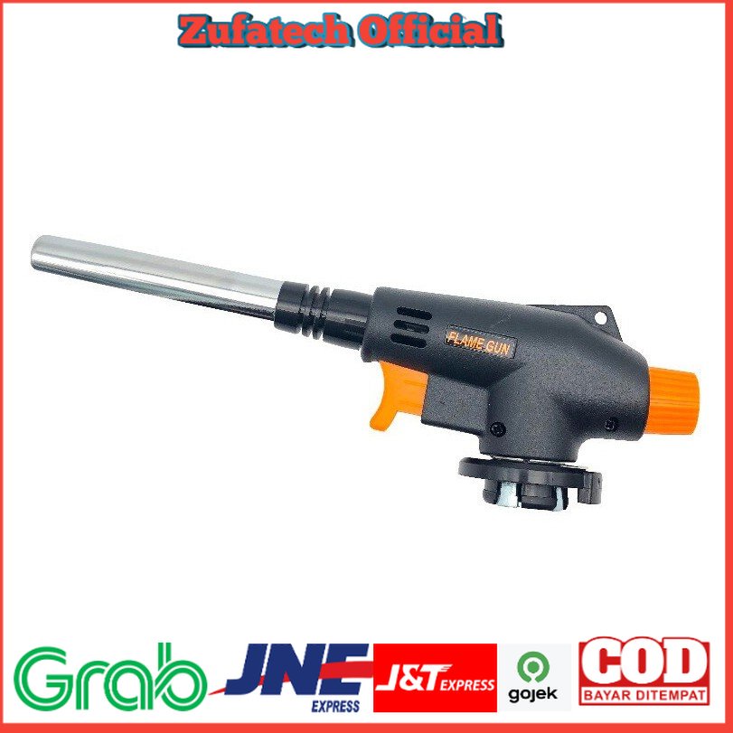 OOTDTY Kepala Gas Butane Multi Purpose Torch Jet Fire Gun - AG-930 - Black