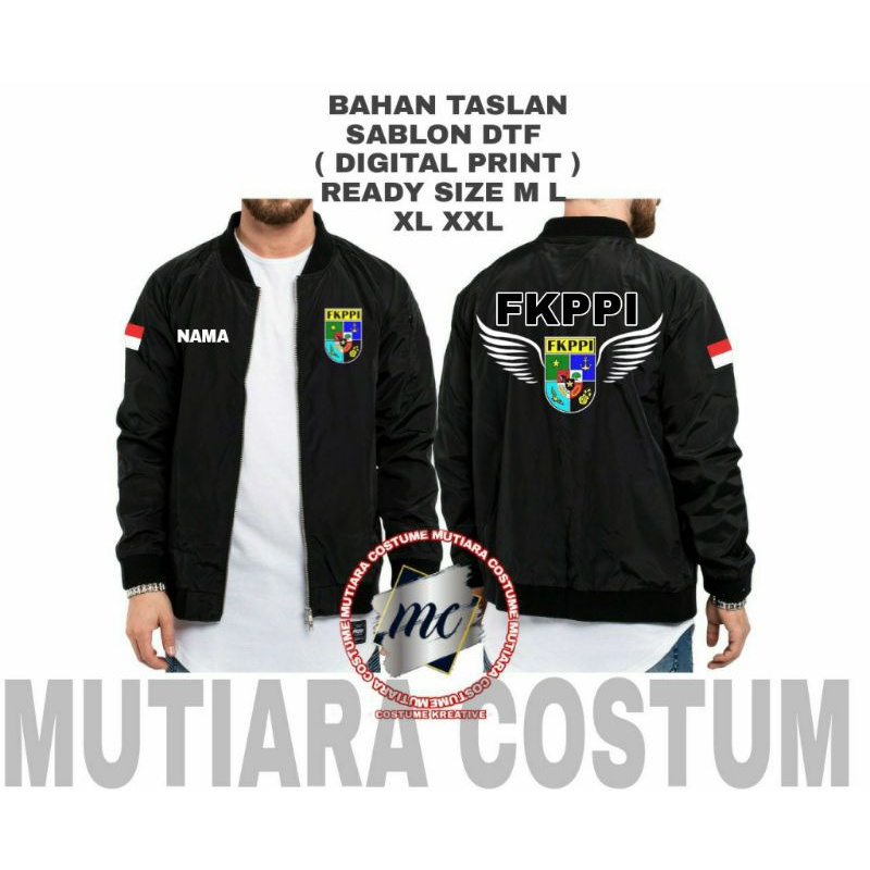JAKET BOMBER PRIA LOGO FKPPI TERBARU FREE NAMA