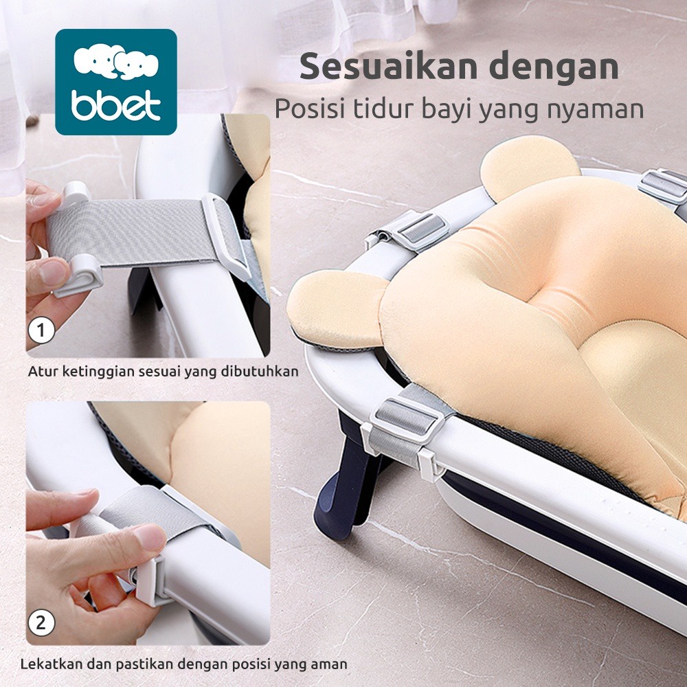 BBET Ultra Soft Baby Bathtub Pillow | Bantal Penyangga Bak Mandi Bayi