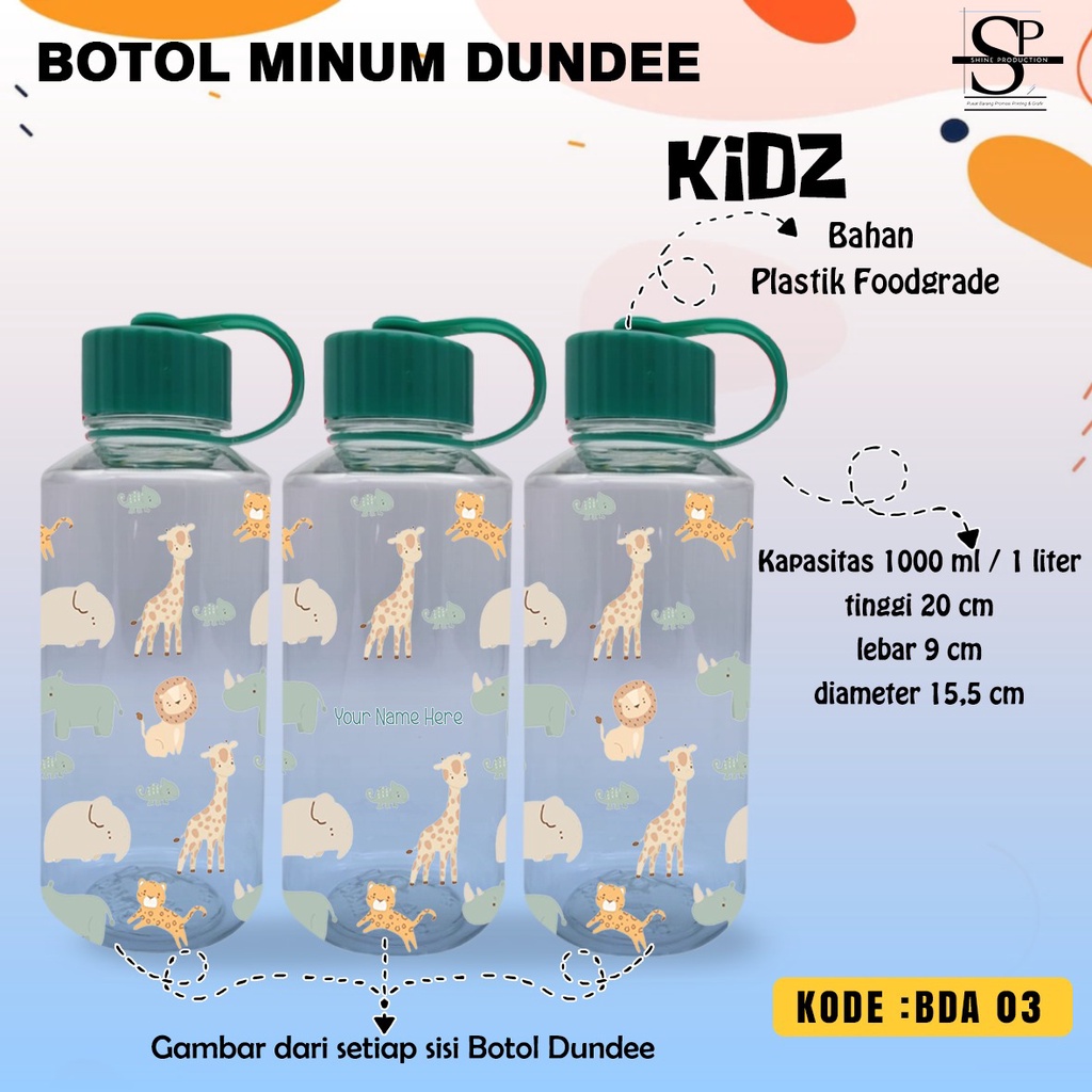 Botol Minum Anak 1 Liter Tumbler Botol Minum Anak BPA FREE