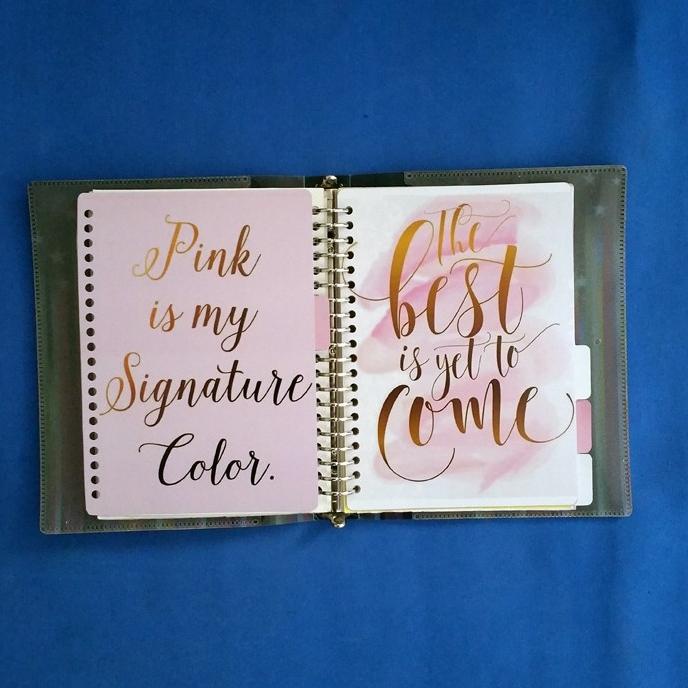

✪ Pembatas Pink Tumblr Quotes Binder 2 Ring, 6 Ring, 20 Ring, 26 Ring 1 Set 6 lembar glossy murah ⤵