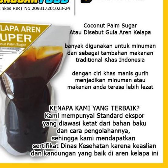 

12.12 Brands Festival 1000ml GULA MERAH AREN CAIR kemasan ekonomis 100% HALAL 100% ORGANIK 100% LEZAT 