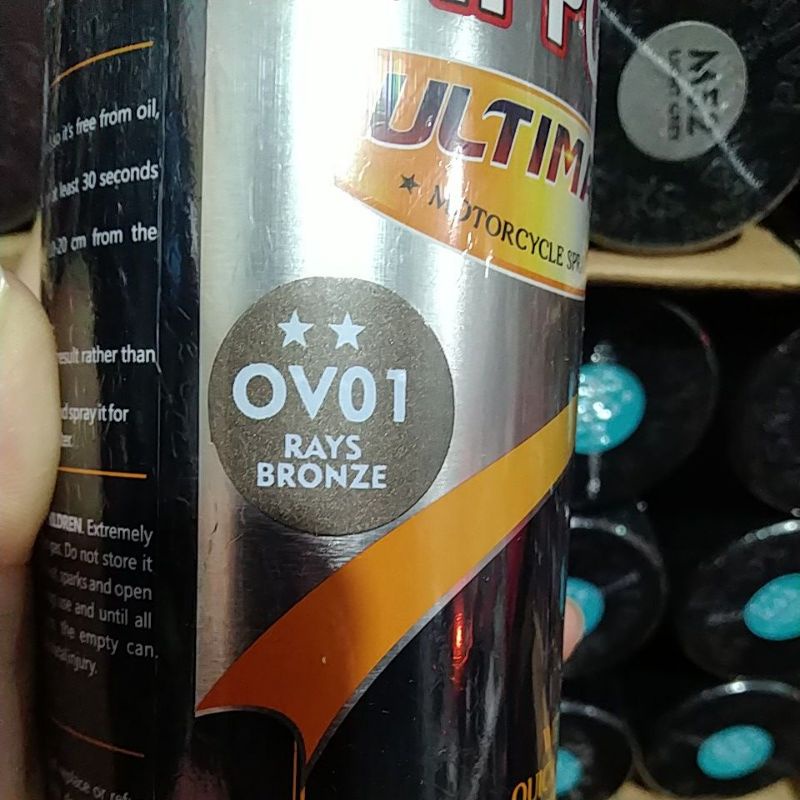 cat spray pilok pilox cat semprot sapporo ultimate saporo ultimate ov01 rays bronze velg bronze 400ml