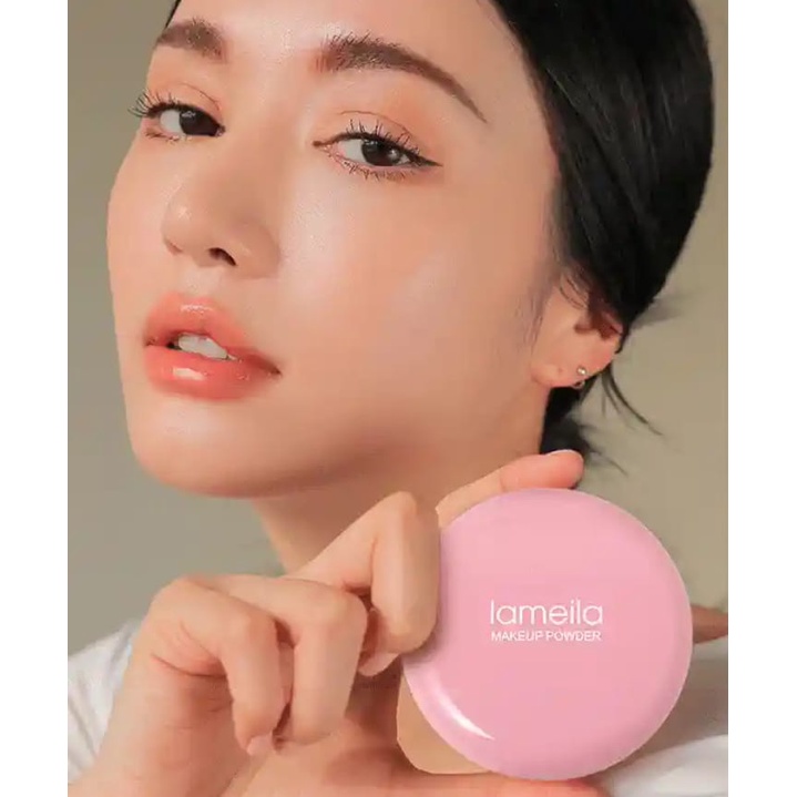 Lameila Bedak Padat Glowing Kontrol Minyak Dan Tahan Lama By Aurora 5046