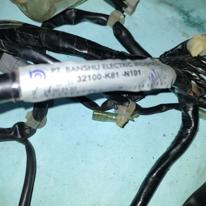 kabel bodi pengapian kelistrikan motor Honda Beat new digital street k81 original