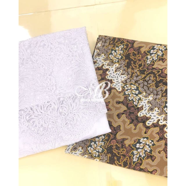 KEBAYA POLA BORDIR+BUAT BAWAHAN KAIN BATIK KAIN KEBAYA bahan TOYOBO FODU