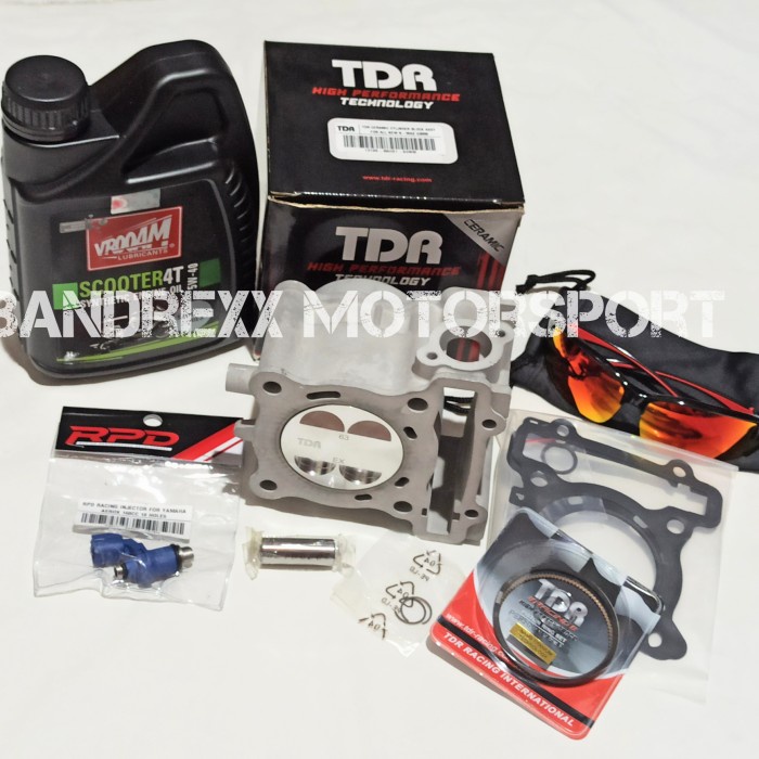 PAKET BORE UP KIT TDR RACING 180CC FOR ALL NEW NMAX-AEROX CONNECTED