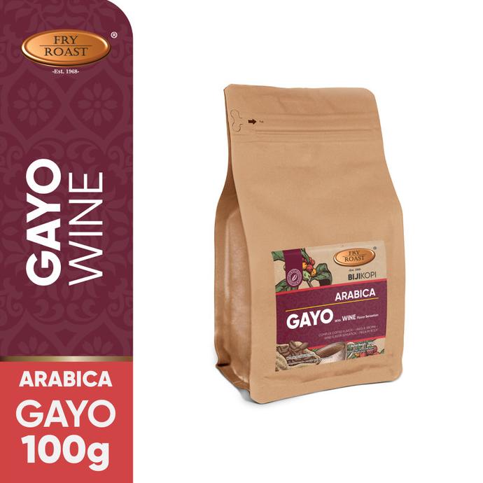

[BISA COD] KOPI ARABICA GAYO NATURAL WINE PROCESS 100 GR BIJI/BUBUK