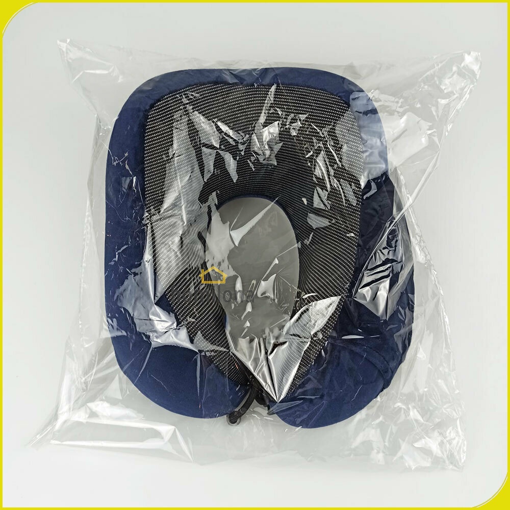 Rhodey Bantal Leher U-Shape Foldable Travel Neck Pillow SER43