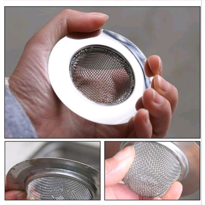 SARINGAN WASTAFEL JALA STAINLESS FILTER BAK CUCI PIRING SALURAN AIR
