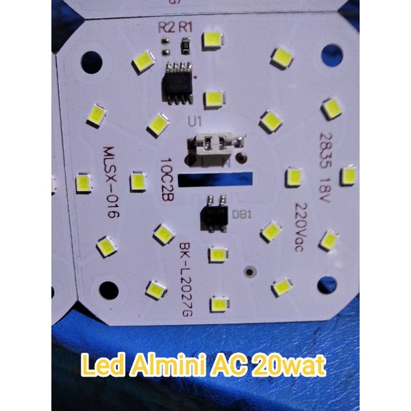 lampu LED pcb almini lgsg AC ,18 watt