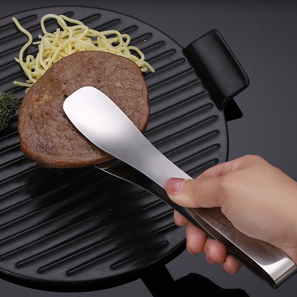 Bbq Stainless Daging Barbekyu Penjepit Berongga Makanan Steak Roti Klip Dapur Gadget Utensil