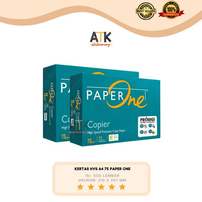 

Kertas Fotocopy A4 75 Gram Paper One atk