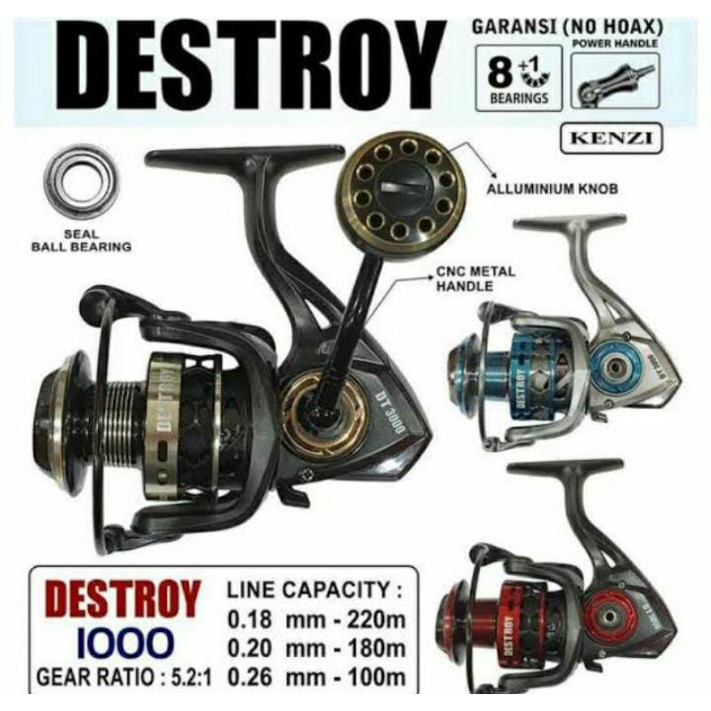 Reel/Kerek Kenzi Destroy 1000/3000/6000