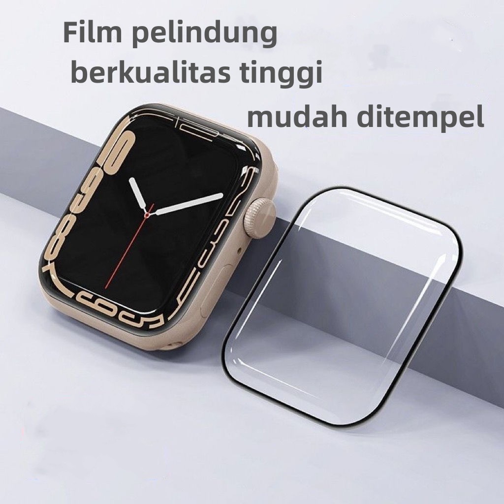 iWatch Full Covered Pelindung Layar Apple Watch 38 40 41 44 42 45mm series 5/2/SE/3/4/6/4/2