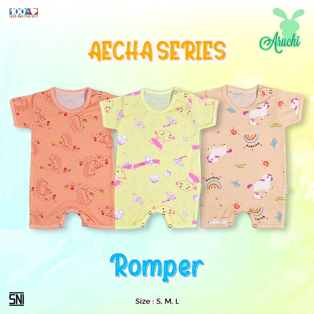 Aruchi S M L Jumper ( Romper ) Hanami / VELVET NB Pendek Parade