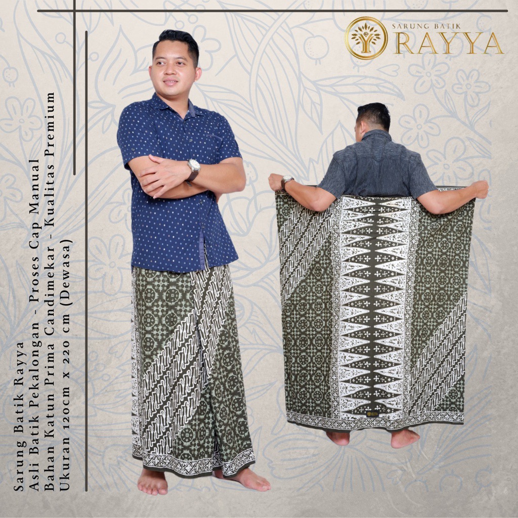 SARUNG JLAMPRANG HIJAU MUDA BATIK VELDANAVA PEKALONGAN