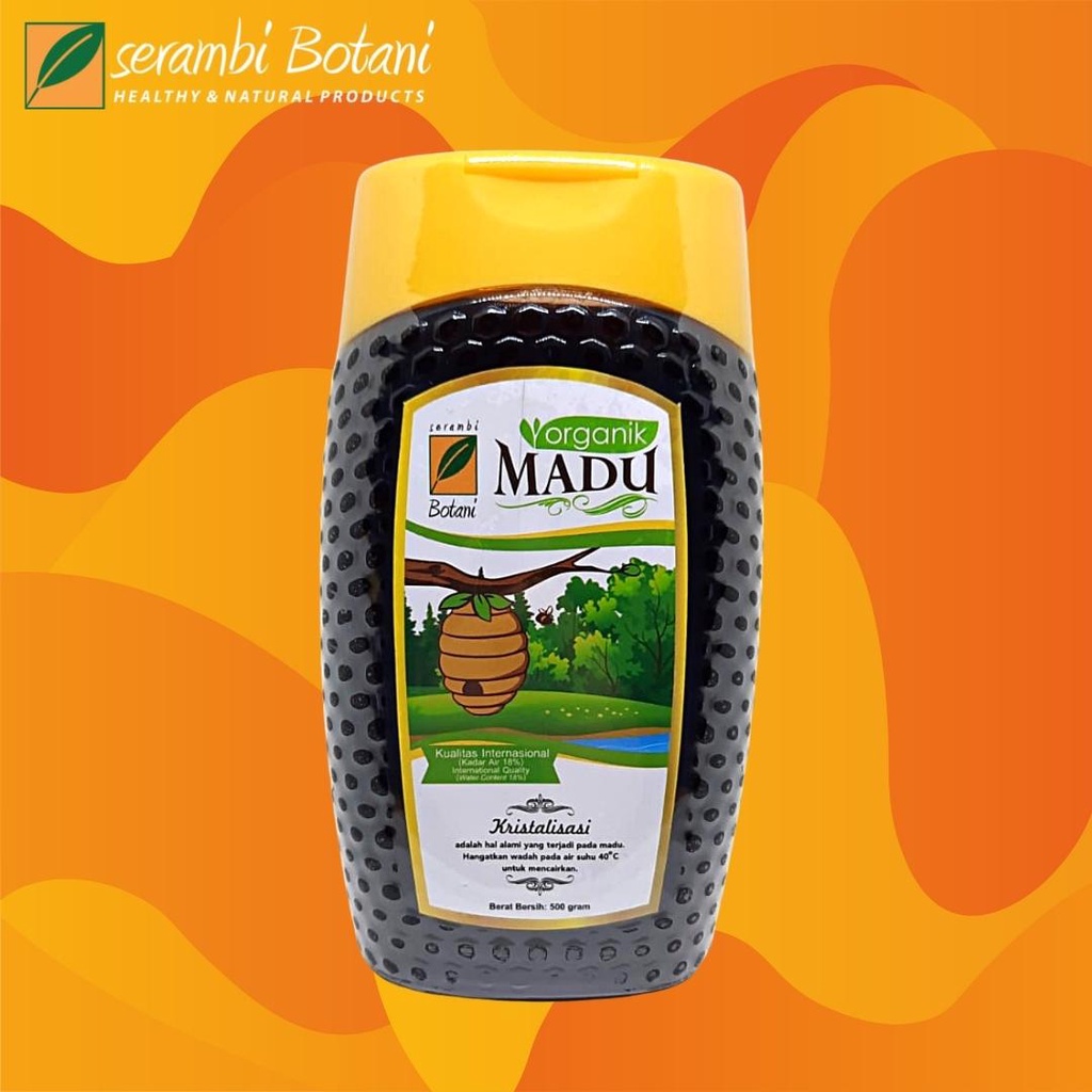 

Madu Murni Organik 150gr Standar Internasional Serambi Botani