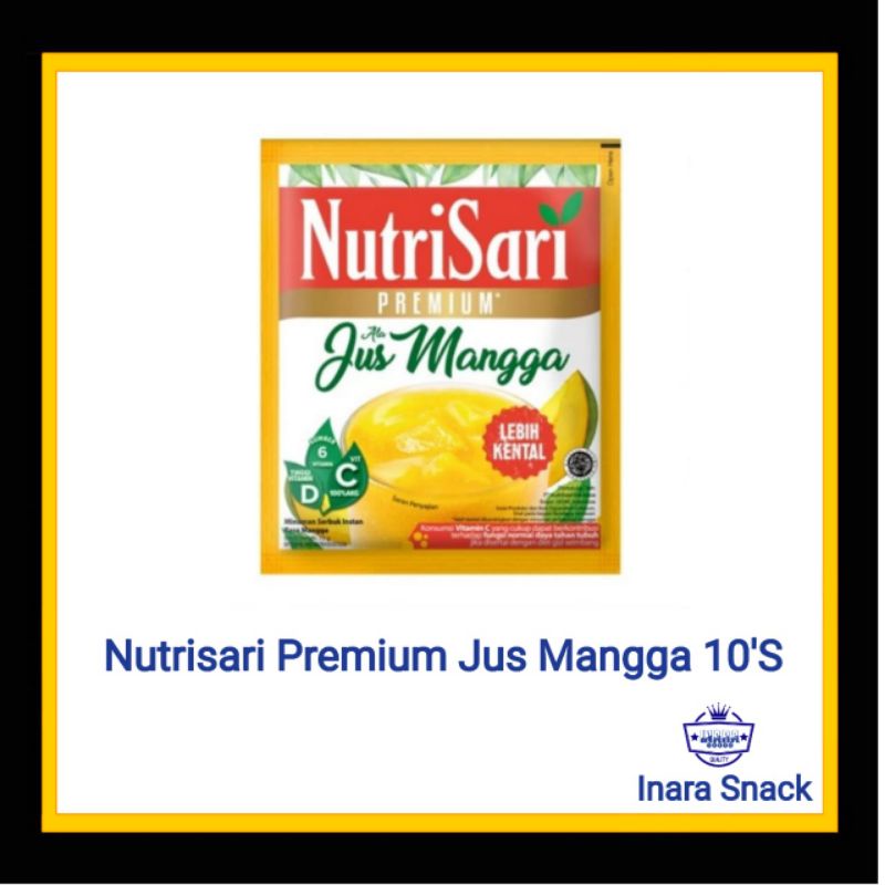 

Nutrisari Premium Jus Mangga 10 Sachet