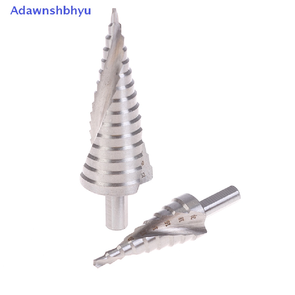 Adhyu Hss Step Drill Bit Set 4-12/20/32mm 1/4 &quot;Mata Bor Hex Core Lapis Titanium ID