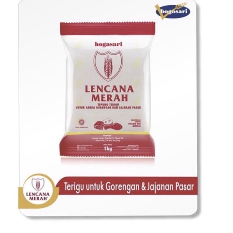 

ㄸ Tepung terigu lencana merah 1 kg ↮