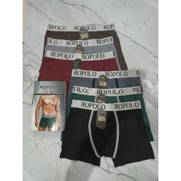 3 PCS CELANA DALAM BOXER PRIA / BOXER PRIA ROPOLO PREMIUM