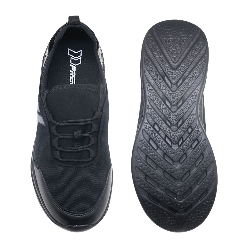 Precise Elsie W Sepatu Sneakers Sekolah Warna Hitam - All Black