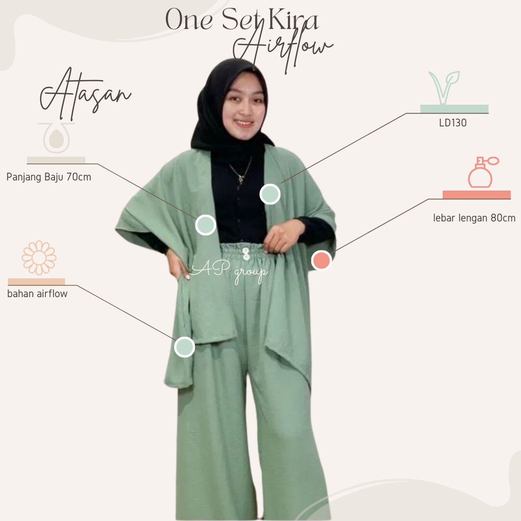 OUTER SET AIRFLOW ONE SET SETELAN