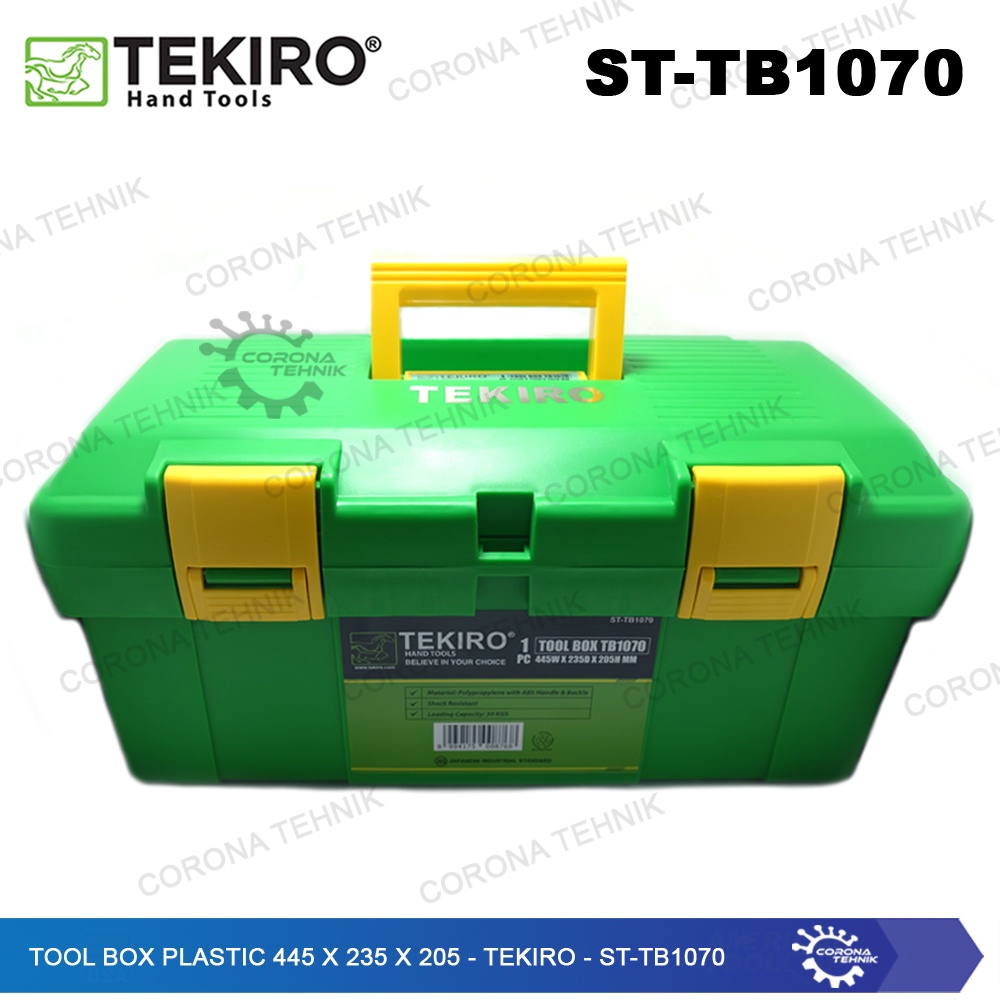 ST-TB1070 - Tool Box Plastic 445x235x205 mm - Tekiro