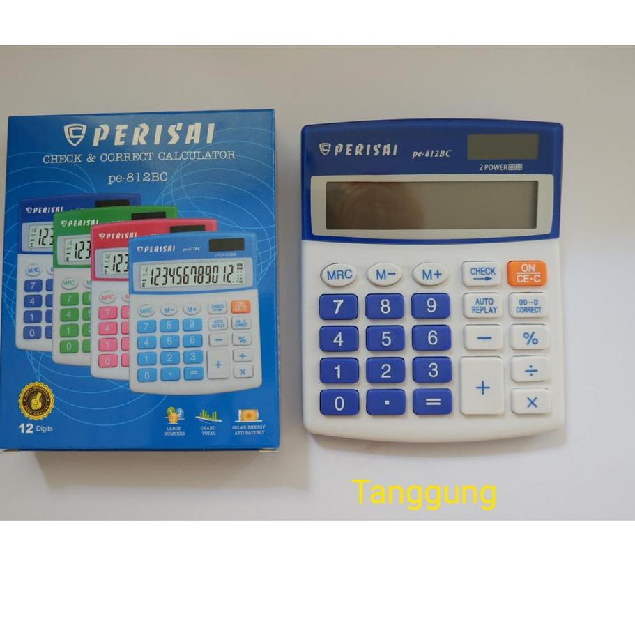 

⇀ Kalkulator / Calculator Perisai 812BC ㆆ