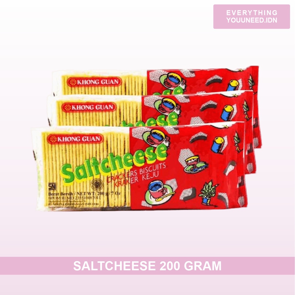 

Khong Guan Saltcheese Crackers 200gr